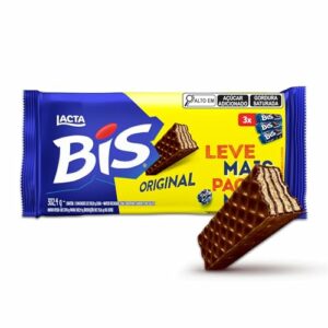 Bis Xtra Chocolate Bis Ao Leite Tripack (3 Unidades De 100 8G)