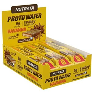 Nutrata Proto Wafer - 12 Unidades De 30G Doce De Leite Havanna -