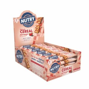 Nutry Display Barra De Cereal Morango Com Chocolate - 22G - Display 24 Unidades